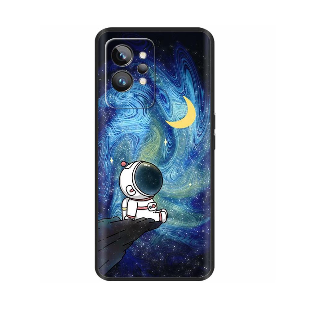 Чехол для Realme GT2 Pro Модный Мягкий ТПУ Расписной Матовый Силиконовый Задняя Крышка Телефона Для Oppo Realme GT 2 Pro Чехлы Для Realme GT2