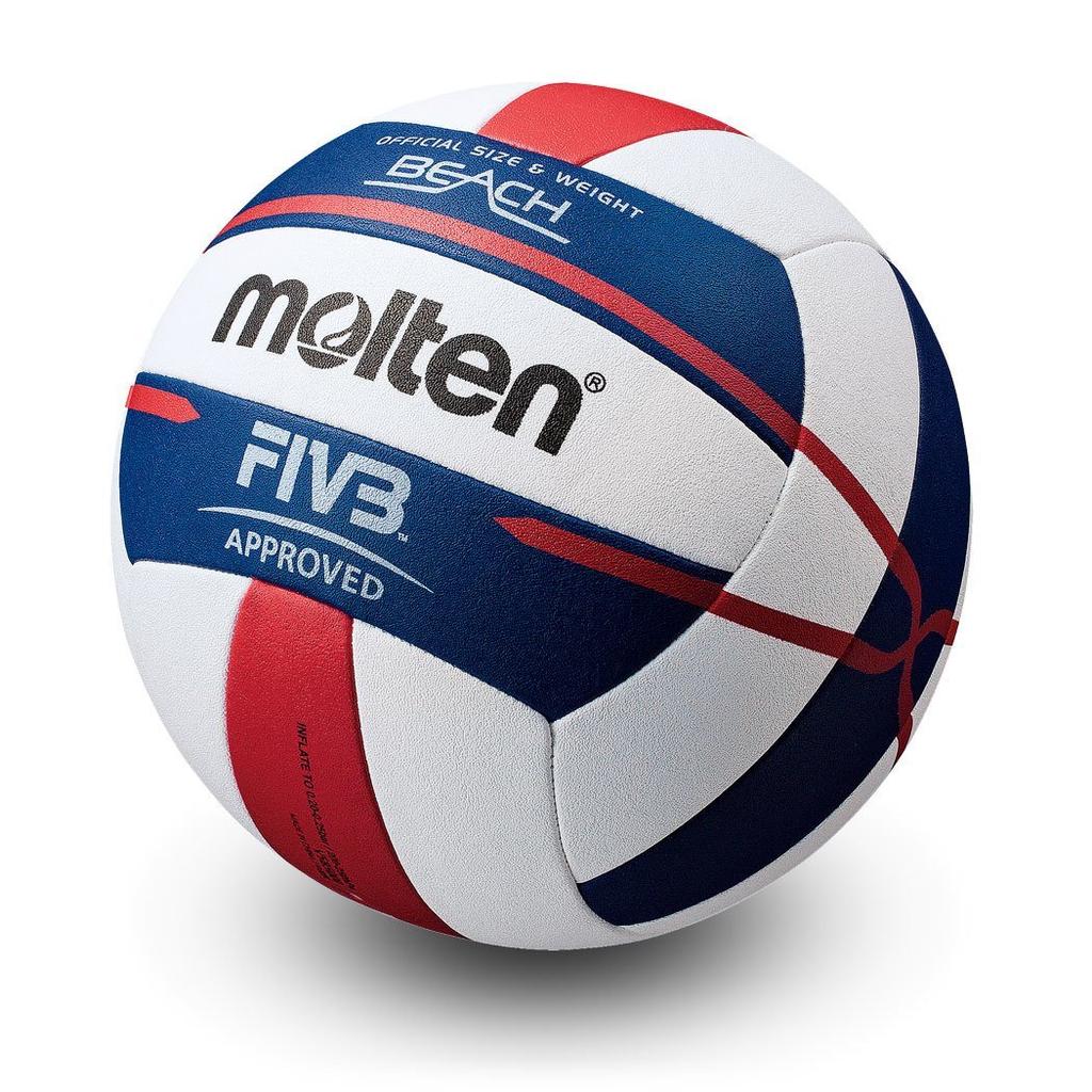 Molten Beach Volleyball V5B5000 White X Blue X Red