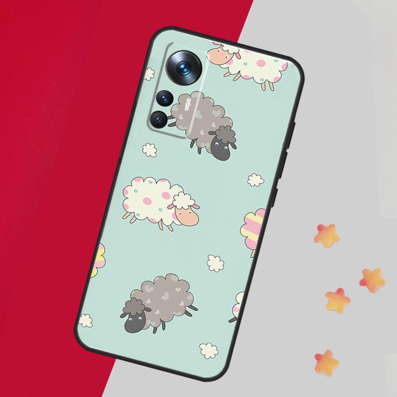 Милый Чехол-Овечка Для Xiaomi 14T Pro 11T 12T 13T 13 14 15 Ultra Чехол Для POCO F7 F6 F5 X3 X5 X6 X7 Pro
