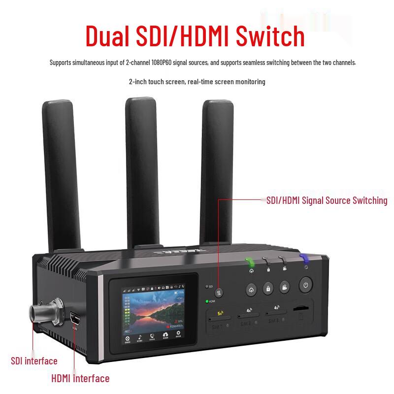Oton Ucast Q8S 5G Многосетевой кодер для прямых трансляций