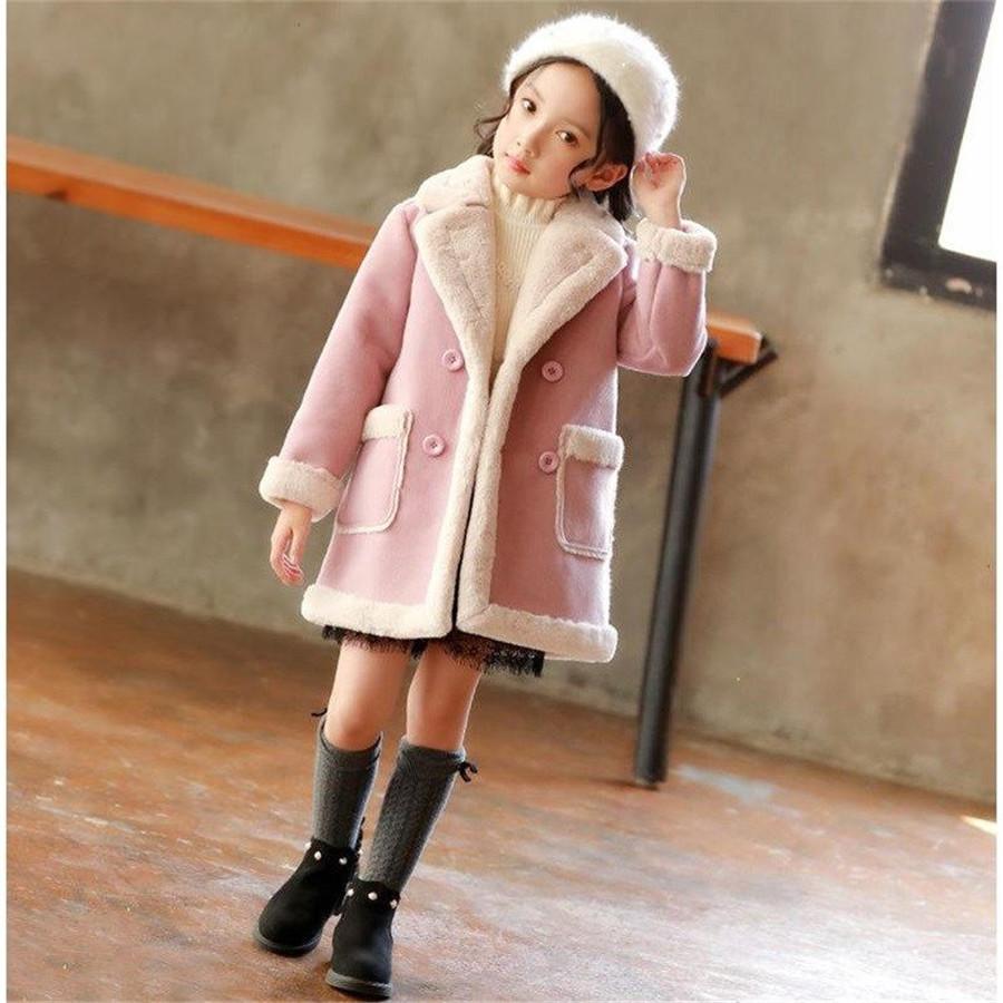 Girls Winter Jacket Plus Size Warm Jacket Thickened Winter Jacket