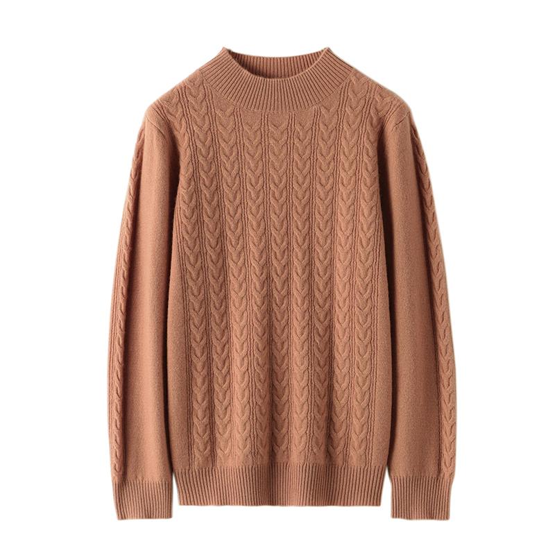 Женский кашемировый свитер Qinghe кашемир 100% кашемир, женский осенне-зимний кашемировый свитер, мягкий и теплый