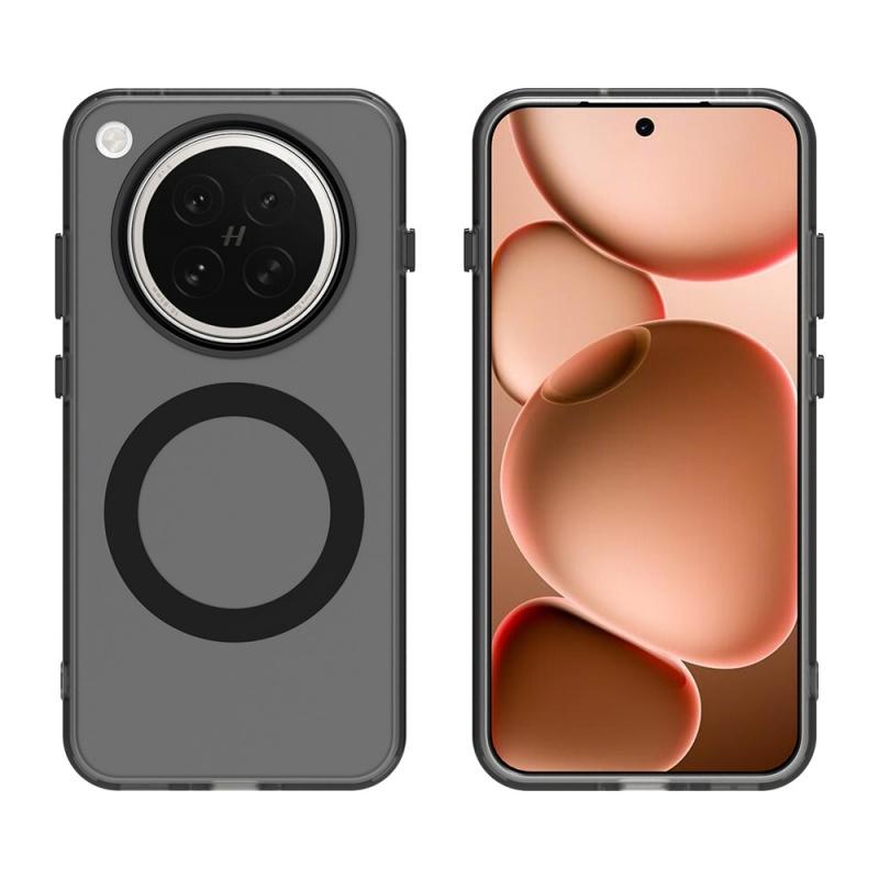 Для чехла OPPO Find X8S Обложка OPPO Find X8S Capas Прозрачный Беспроводная зарядка Кольцевой Магнитный Матовый Прозрачный Fundas OPPO Find X8S