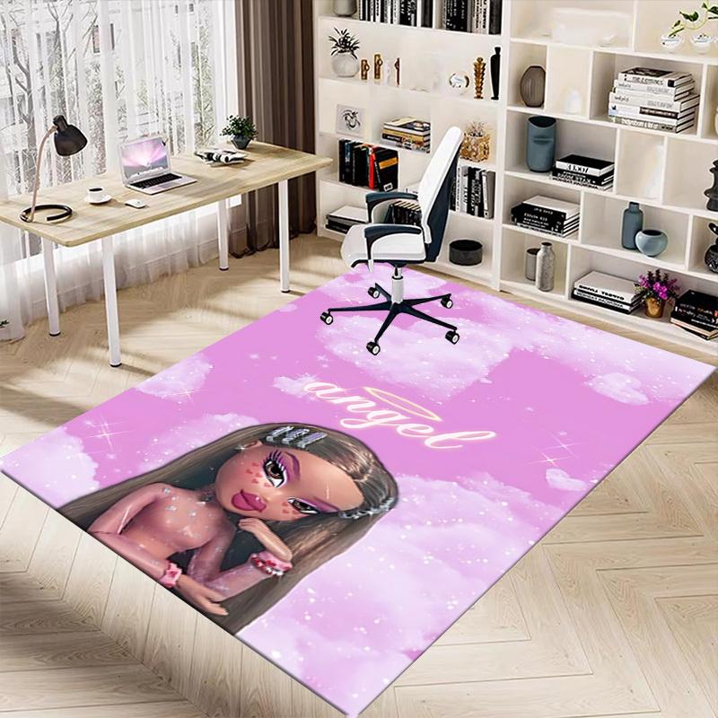 1pc Angel Clouds Carpet Anti Slip Polyester Floor Mat for office,Bedroom