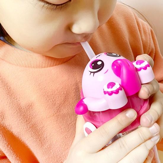 Reburn Sweet and Sour Catch Tinipping 3D Straw Strap Water Bottle, a Popular Character In Korea