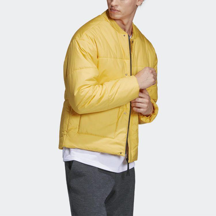 adidas Мужская желтая пуховая куртка DZ1431