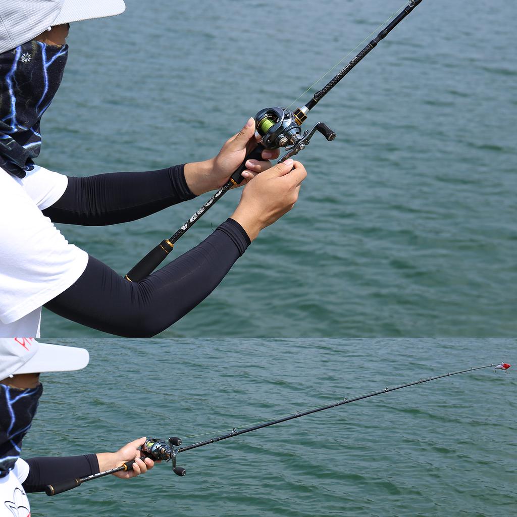 SOUGAYILANG Комбинированная удочка и катушка — кастинговая удочка с комплектом рыболовных катушек Baitcast