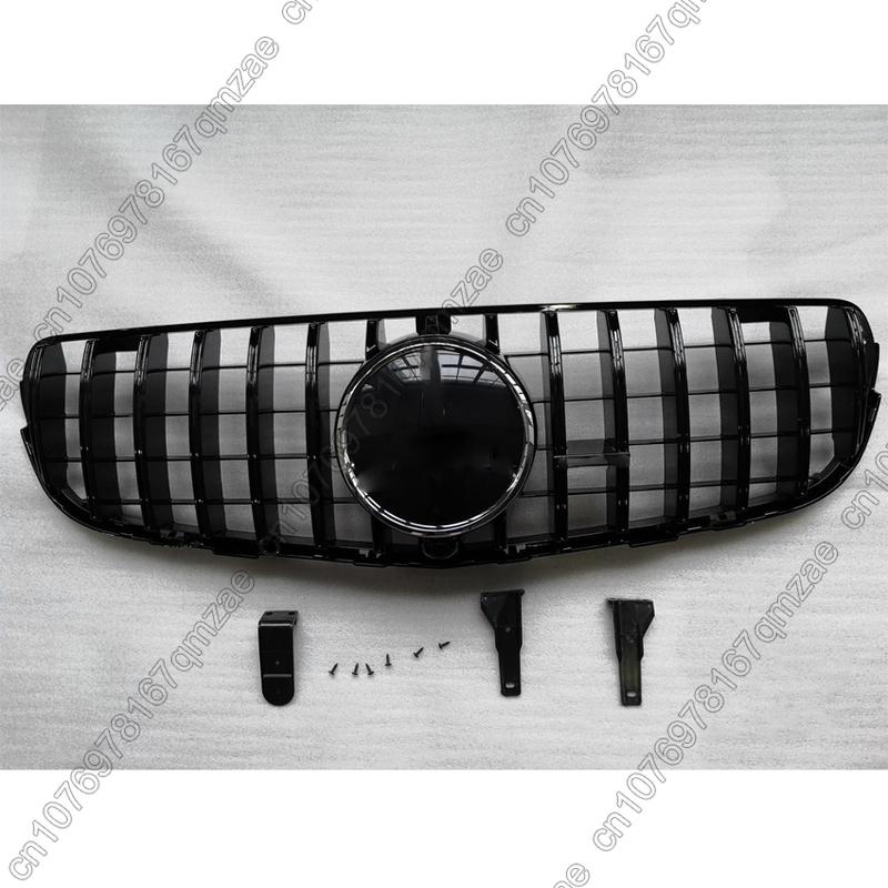 Front Grille Inlet Mesh Bumper Grill Tuning Accessories For Mercedes Benz X253 GLC Class 2015-2019 Replacement Part GT Style