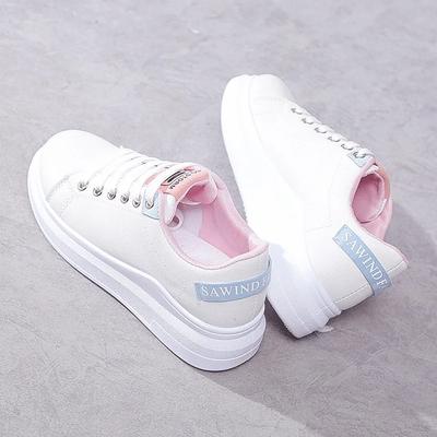 Трендовая новая женская обувь Универсальная нескользящая белая обувь Повседневные удобные балетки Женская весенне-осенняя обувь для скейтборда