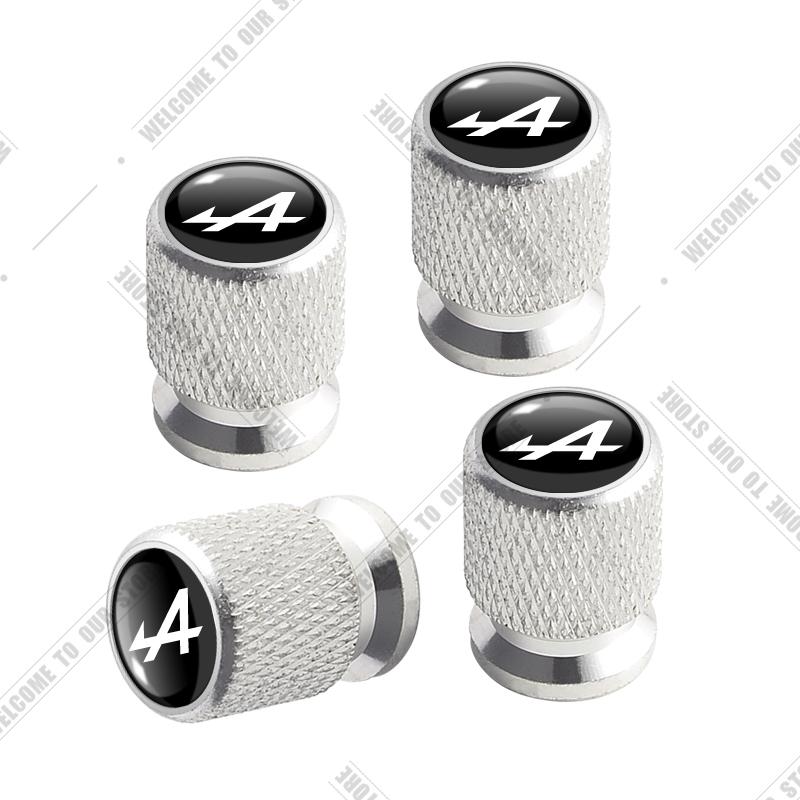 Автомобильный алюминиевый CNC значок Alpine A INITIALE PARIS для Austral Clio Scenic Megane Duster 4 шт. Колпачки на ниппель колеса j47
