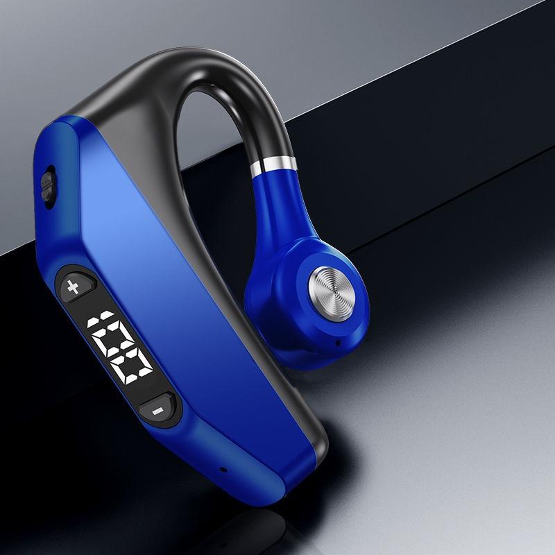 AlongChoice Bluetooth 5.3 Бизнес-наушник Светодиодный цифровой дисплей Гарнитура Объемная музыка Наушники большой емкости Водонепроницаемые