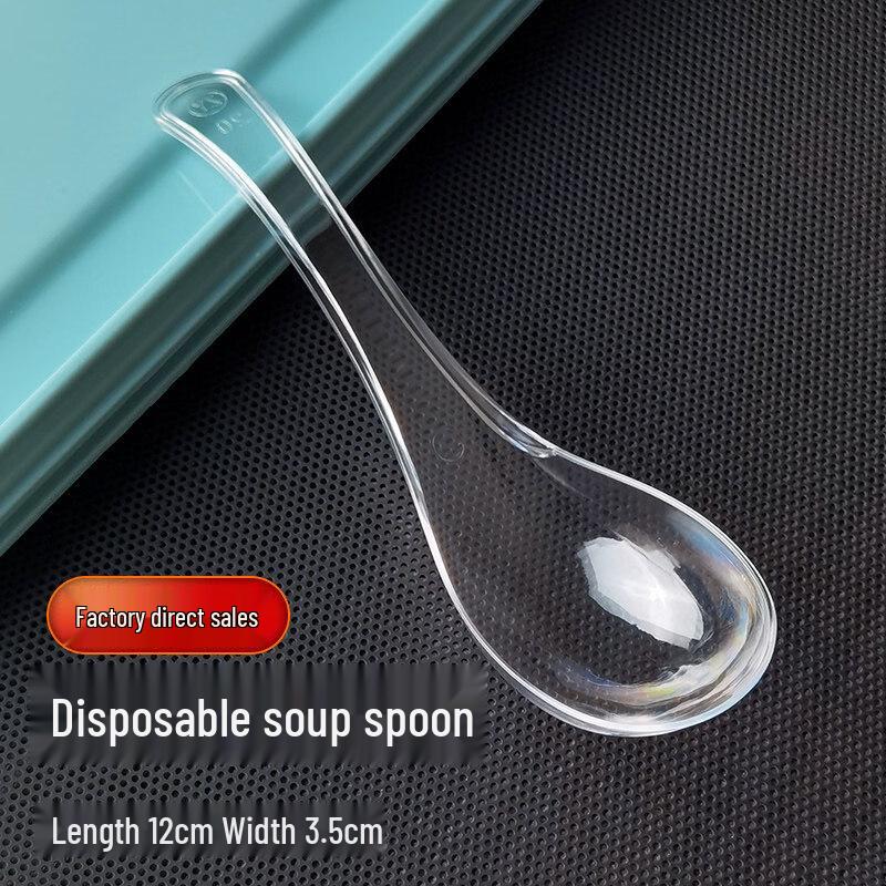Disposable Plastic Soup Spoons