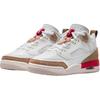 Кроссовки Air Jordan Spizike Low GS White Desert Camo Fire Red для детей Sail FQ3950-105