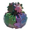 3D-печатная шестеренчатая шаровая вертушка Spin Ball Cube Fidget GearSphere Настольная игрушка Снятие стресса и тревоги Расслабляющая Интерактивная игрушка для детей и взрослых Подарок