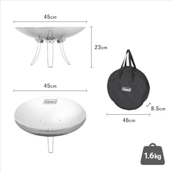 Coleman Fire Pit Disk Solo Max Easy Setup Dismantling Stainless Steel