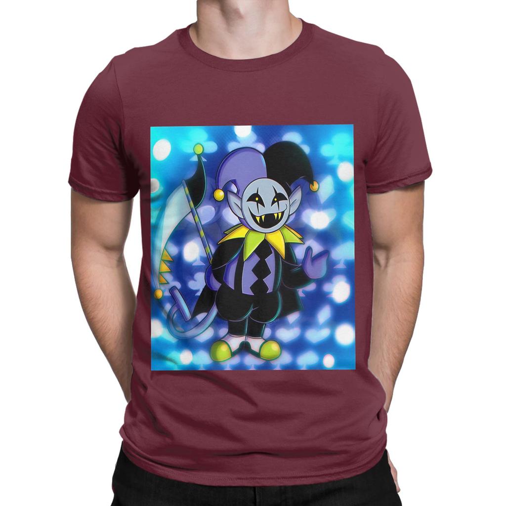Deltarune Синяя Графическая Футболка 100% Хлопок Футболки Deltarune Топы Для Унисекс