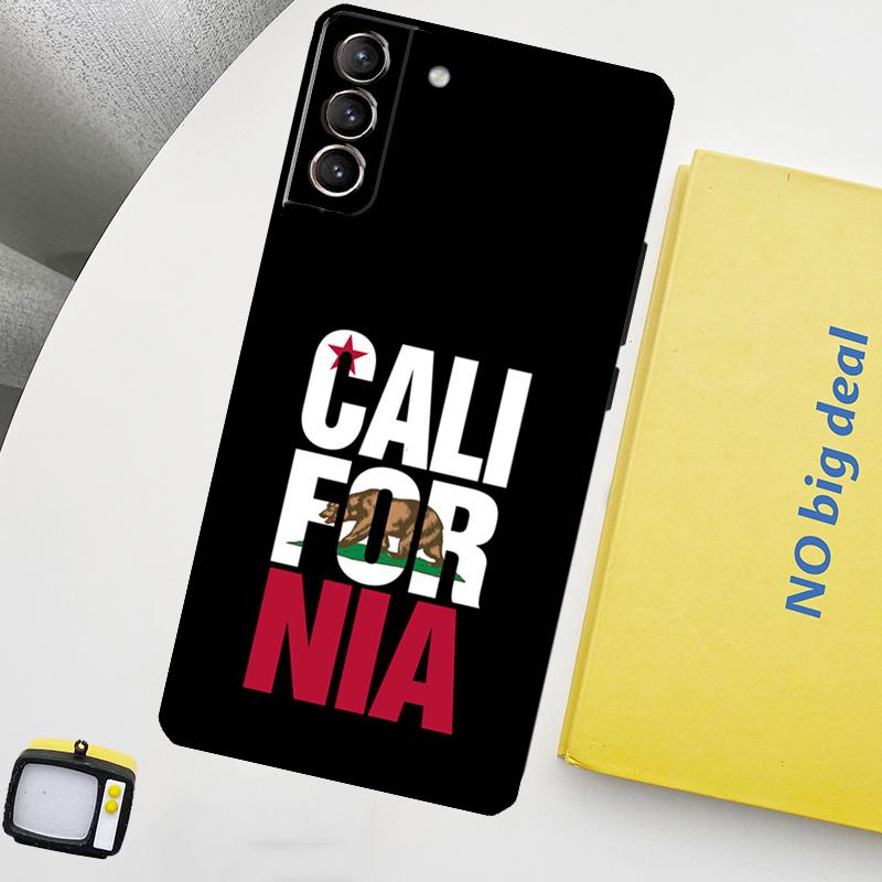 California Flag Phone Case For Samsung Galaxy S24 Ultra S20 S21 S22 S23 Plus S9 S10 S24 FE S25 Ultra Cover