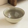 Минималистичный стиль Керамическая миска с эффектом обжига Домашняя миска Миска для лапши Посуда Миска Большая вместимость Миска для салата Ресторанная глубокая миска