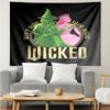 Wicked Print Tapestry, Backdrop, Easy Setup, Ideal for Bedroom, Office & Living Room, with Aesthetic Wall Hanging Decor.