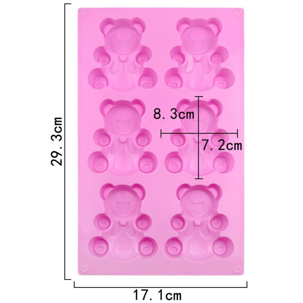 Flexible Silicone Chocolate Candy Mold 3D Design Ice Cube Mold Reusable Soap Mold Home Kitchen