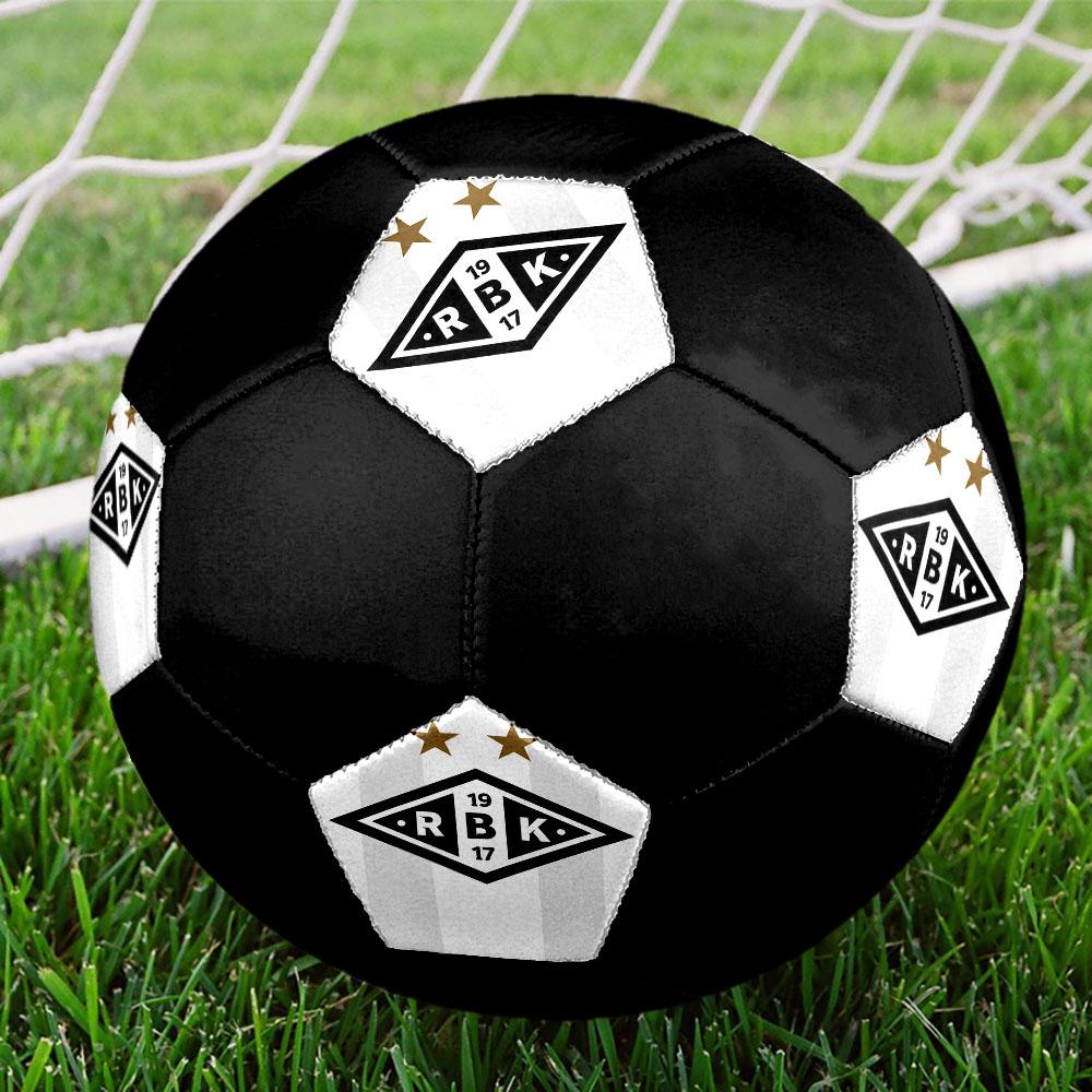 1PC Rosenborg Ballklub logo size 5 soccer ball PrahaIndoor Soccer Ball Colorful All Ages Machine Stitched PVC Competition Ready Durable High-Bounce
