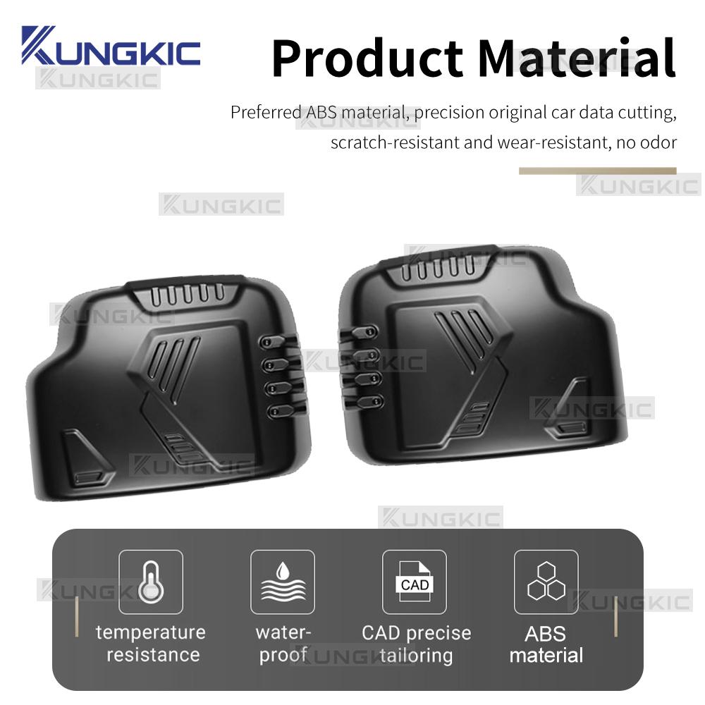 Matte Black Rearview Mirror Trim Cover for Suzuki Jimny JB64 JB74 2018-2025 LHD RHD ABS 1 Pair