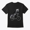 Футболка унисекс «Енот на велосипеде»