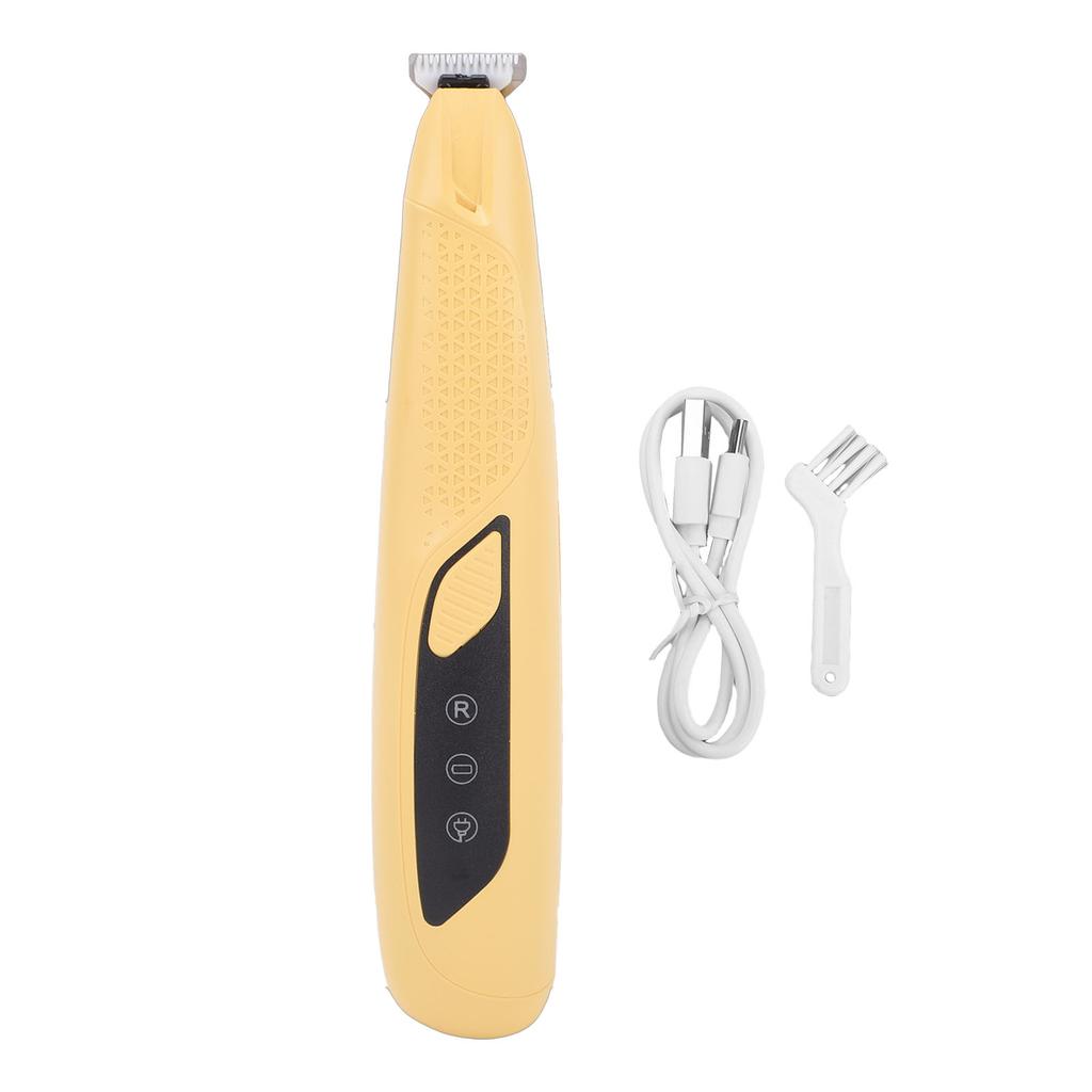 Dog Trimmer Dog Trimmer with LED Light Rechargeable Electric Cat Grooming Clippers for Feet Small Area Hair