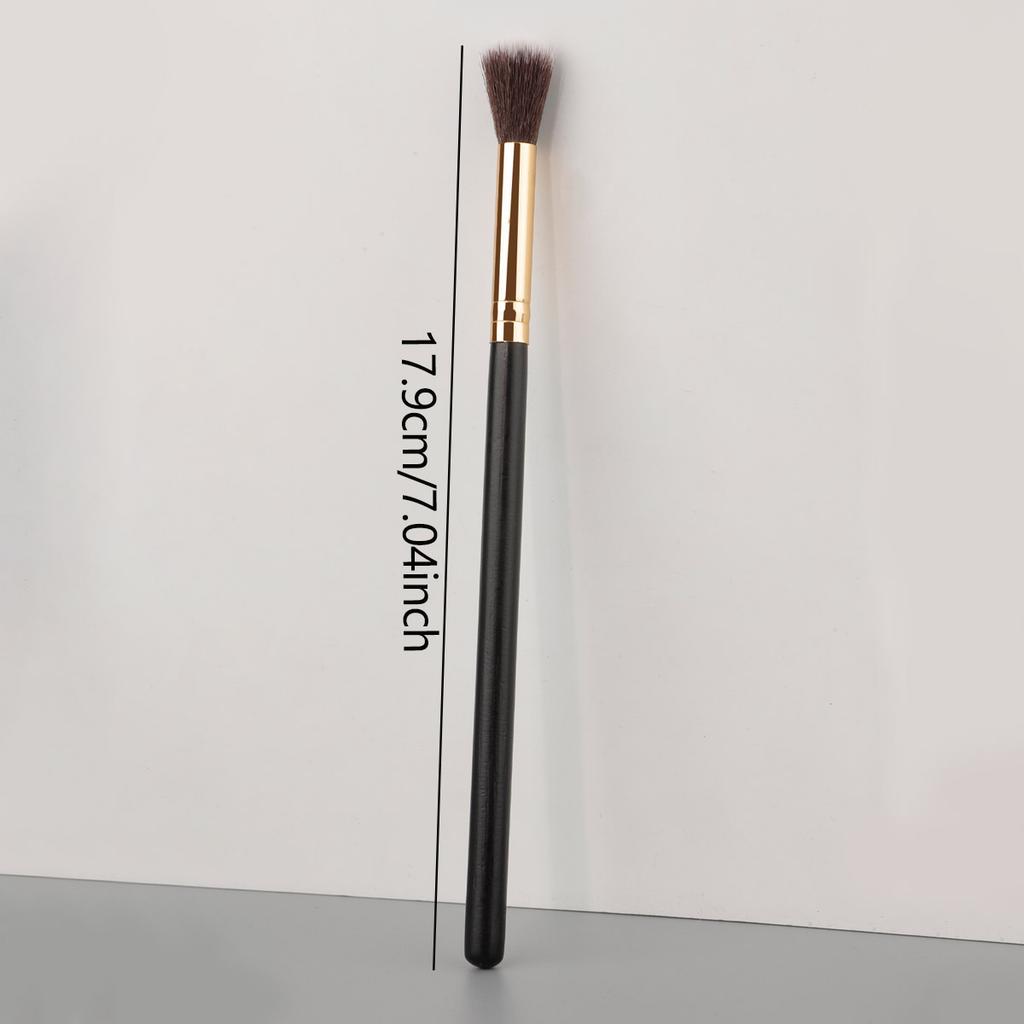 Single Eye Eye Shadow Round Head Black Gold Brush Handle Eye Shadow Halo Dye Brush