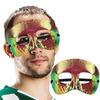 Luxurious Gold Half Face Mask For Halloween Parties Comfortable Lightweight Design With Adjustable Elastic Strap