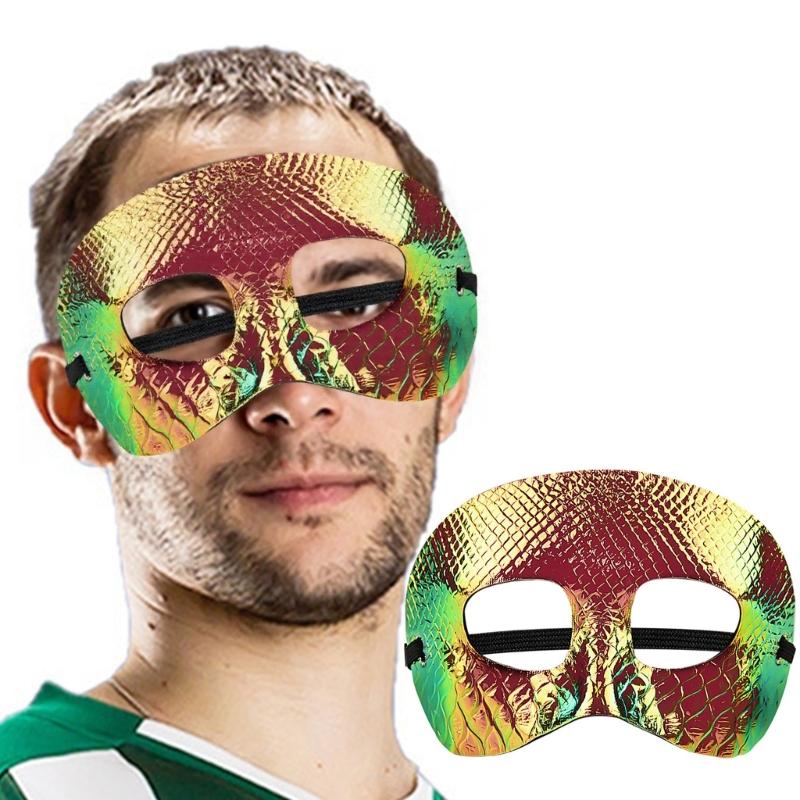 Luxurious Gold Half Face Mask For Halloween Parties Comfortable Lightweight Design With Adjustable Elastic Strap