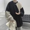 Свитер с неровной вязкой для мужчин, ленивый вязаный свитер в американском стиле, высококачественный, осенне-зимний, оверсайз, парный свитер-куртка
