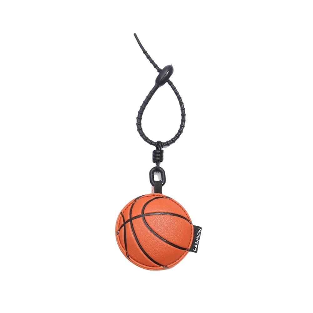 Volleyball Rugby Football Pendant Basketball Car Key Ring Fashion Ball Leather Keychain  Women Men