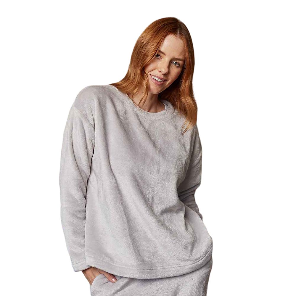 Женская/дамская толстовка из плюшевого флиса Brand Lab