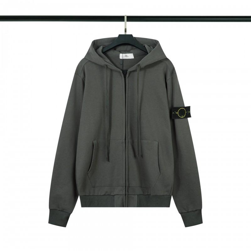ST Худи Streetwear Мужское Женское Свободный Крой Повседневное