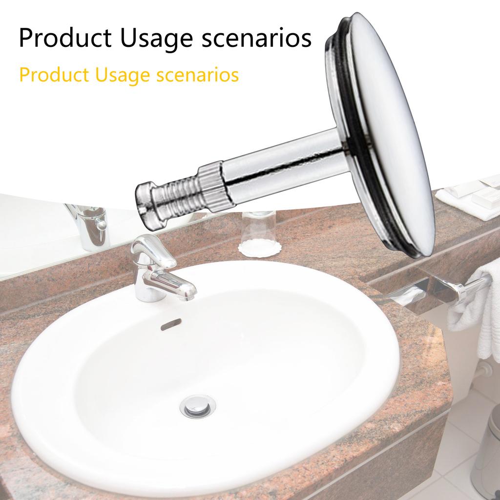 Регулируемая заглушка для сливного отверстия из латуни, заглушка для ванны, 43 мм, латунный сливной фильтр, простой в использовании для сливного фильтра ванны в ванной комнате