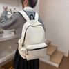 Школьный рюкзак однотонный с надписью модный рюкзак корейская версия студент колледжа легкий школьный рюкзак для улицы путешествий большой вместимости