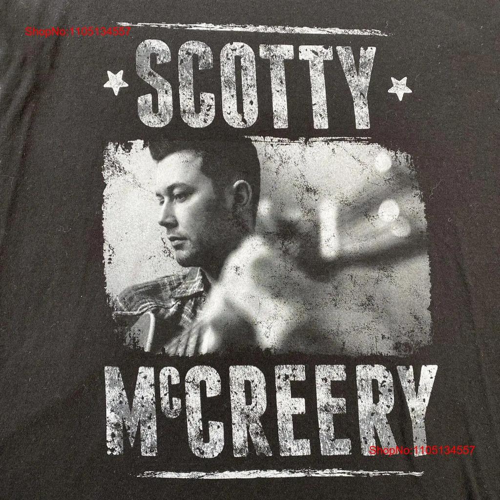 Scotty McCreery Concert Tour Cotton T Shirt vintage Washed streetwear graphic Soft fashion Versatile designer clothes