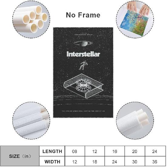 Эстетичные постеры Постеры к фильму «Интерстеллар» Эстетичные постеры для комнаты Крутые произведения искусства Настенное искусство Домашний декор Идеи для подарков Холст Постер и настенное искусство