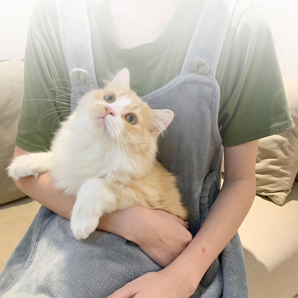 Удобный фартук для ношения кошек, костюм для обнимания, слюнявчик для котенка, новая сумка-переноска для домашних кошек, дом
