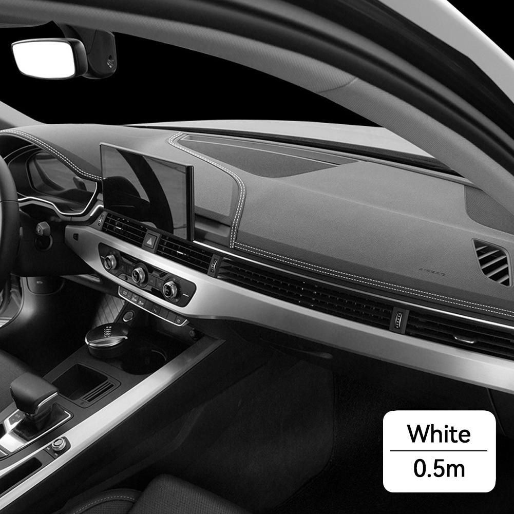 Линия приборной панели автомобиля Гибкая внутренняя панель приборов Центральная консоль Декоративная полоса Автозапчасти DIY Baided Strip Самоклеящаяся наклейка #469720
