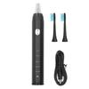 Electric Toothbrush Powerful Rechargeable 5 Level Portable Household Intelligent Black USB Charging