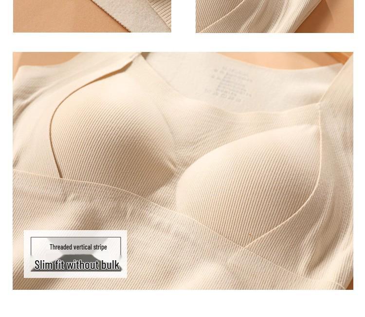 Женская термомайка на бретелях из шерсти и шелка со встроенными чашками