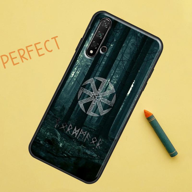 Чехол Лесные Скандинавские Руны Для Huawei P Smart 2019 Nova 5T 9 10 SE 3i 8i 11i Y60 Y61 Y70 Y90 P20 P40 Lite P30 Pro