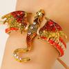 Creative Braided Rope Bracelet Vintage Woven Cord Wristband Fashion Animal Dragon Bracelet  Cosplay