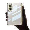 Для Samsung Galaxy Z Fold 8 Широкий Чехол Роскошный Электрооplated Прозрачный Шарнир с Зеркальной Пленкой Ударопрочная Задняя Крышка Аксессуары