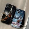 iPhone15ProMax Mobile Phone Case Eiffel Tower In Paris Mobile Phone Case Is Painted and Anti-drop.