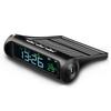 Solar Powered Car Clock with Temperature Monitor Auto Start Dashboard Digital Clock Date Week Display for Vehicle Accessories