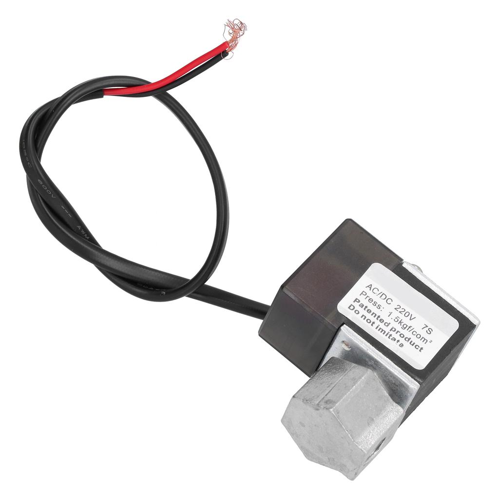 Solenoid Valve M8 Interface Thread Air Pump Accessories with Cast Aluminum Base AC DC220VSide Hole