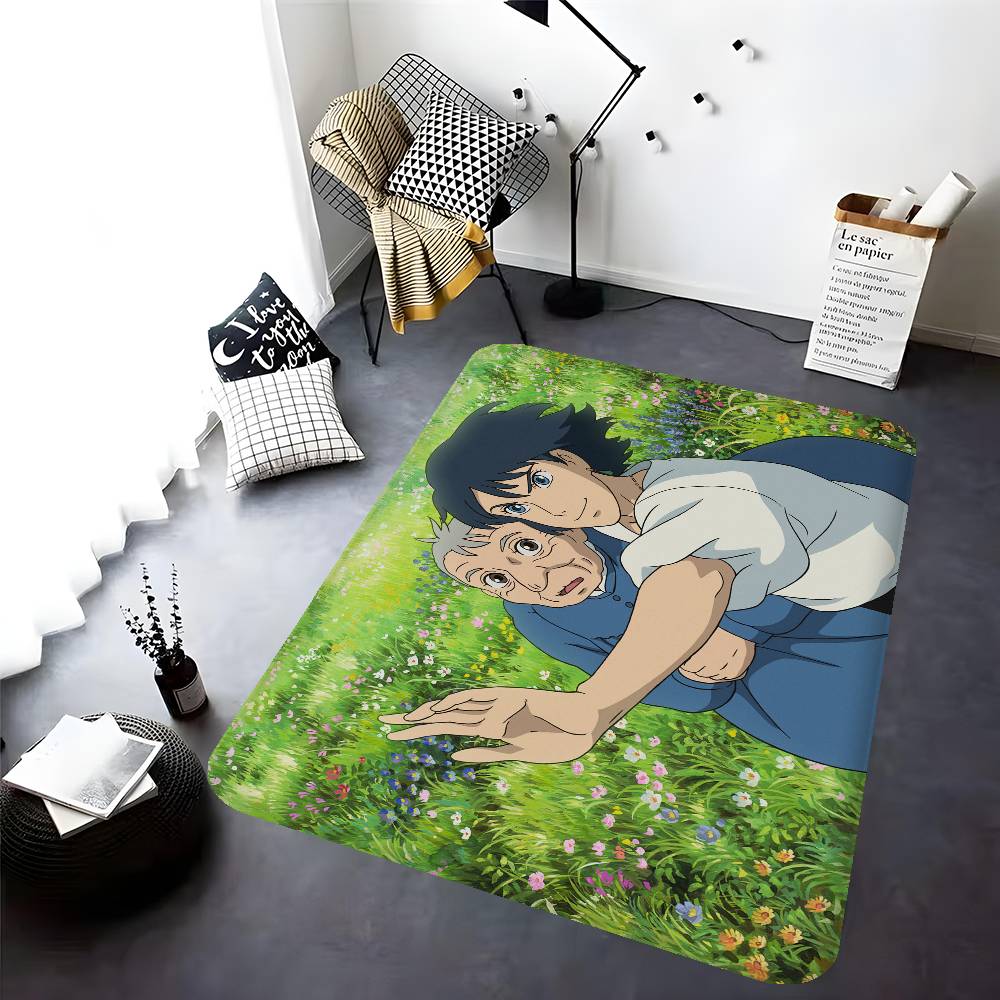 Японское Аниме Х-Ходячий М-Замок Коврик для ванной комнаты Стиль ИНС Мягкий коврик для пола в спальне Дом Прачечная Коврик Противоскользящий Приветственный коврик